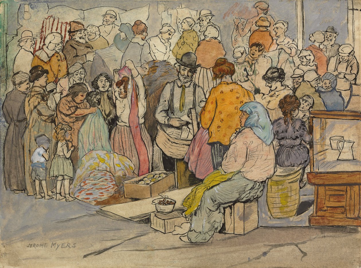 Marché du côté est - Jerome Myers