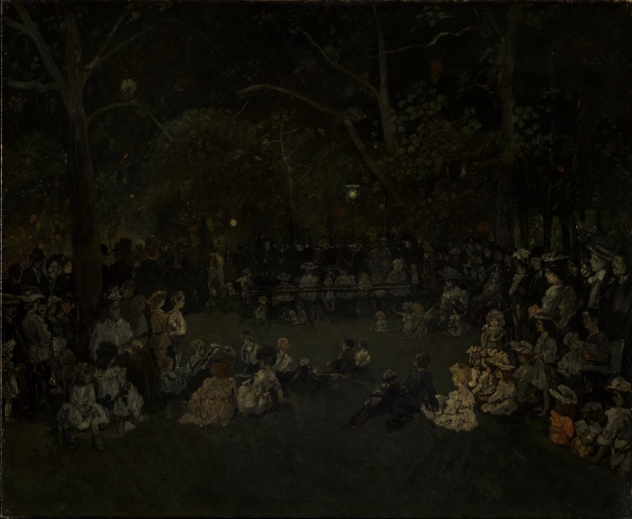 Concert à Madison Square, vers 1923 - Jerome Myers