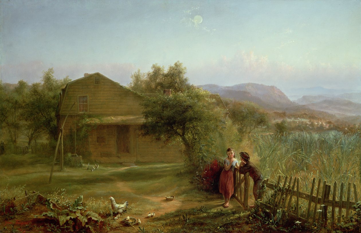 Flirt, 1875 - Jerome Thompson