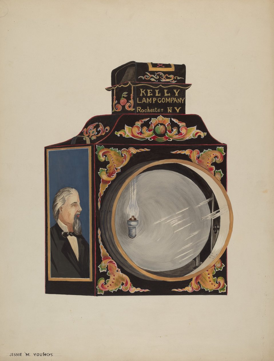 Phare de locomotive - Jessie M. Youngs