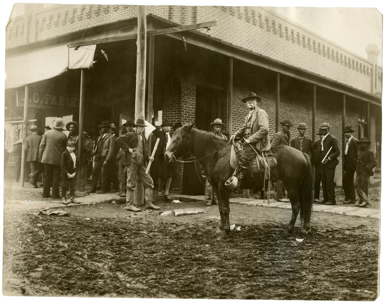 Scène de rue en Arkansas - Jessie Tarbox Beals