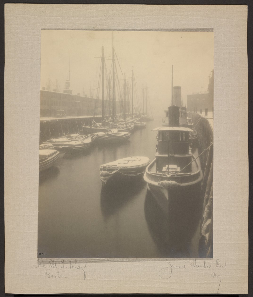 The Old T. Wharf, Boston - Jessie Tarbox Beals