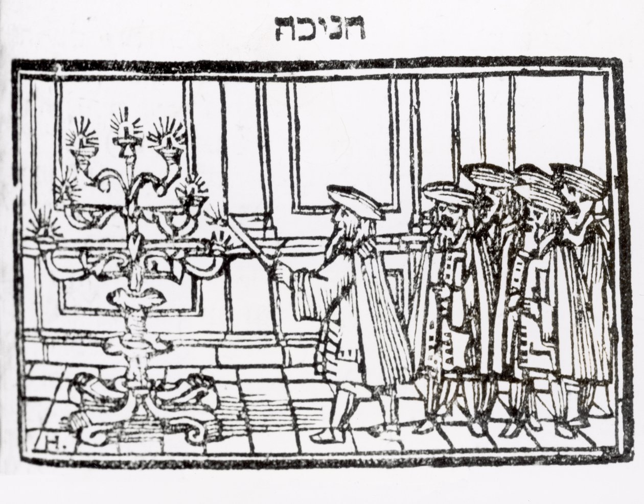 Allumage de la Menorah - Jewish School