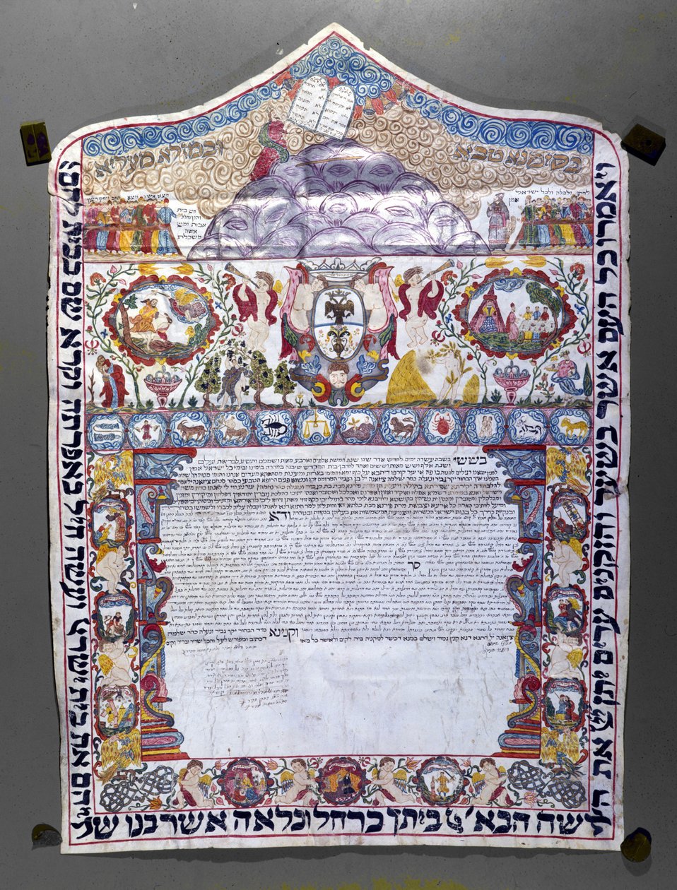 Contrat de mariage juif, Ketubah - Jewish School