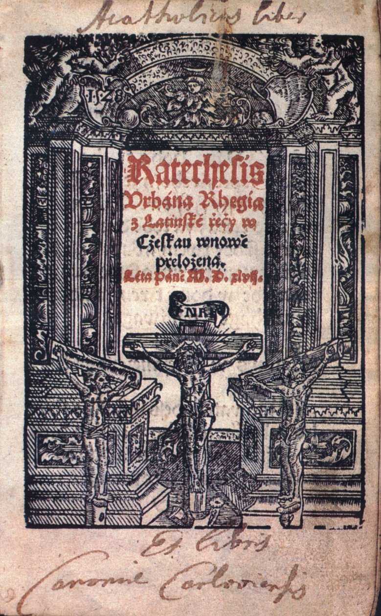 Katechesis Urbána Rhegía z latinské řeči w Cžeskau wnowě přeložená. Léta Páně M. D. xlvii. - Jiří Melantrich z Aventina