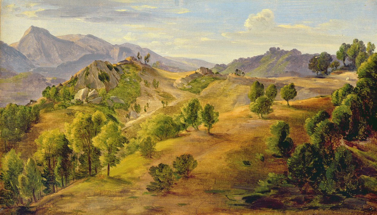 La Serpentara à Olevano, vers 1824 - Joachim Faber