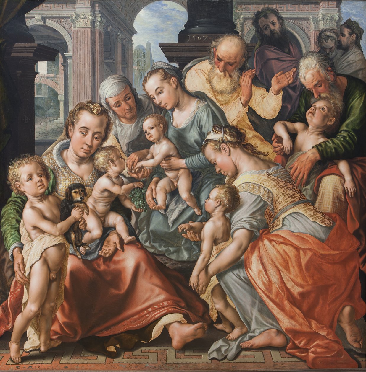 La Sainte Parenté - Joachim Beuckelaer