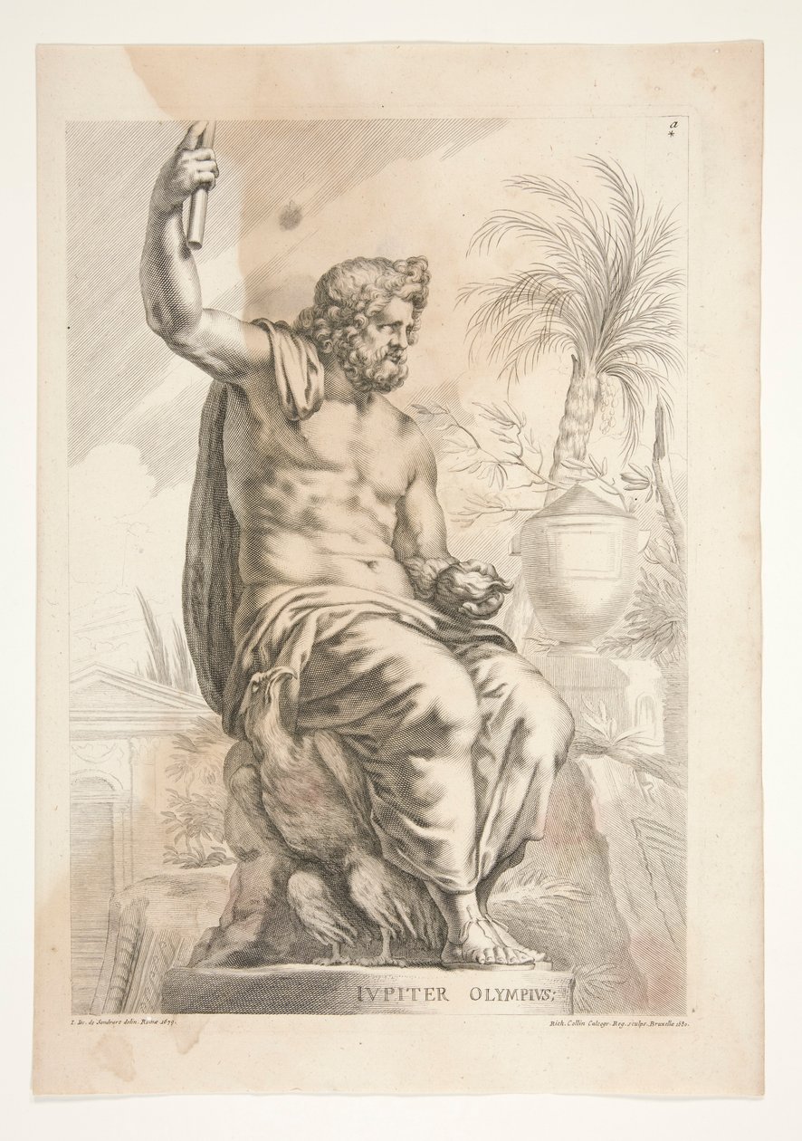 Jupiter Olympius, de Sculpturae Veteris Admirata - Joachim von Sandrart
