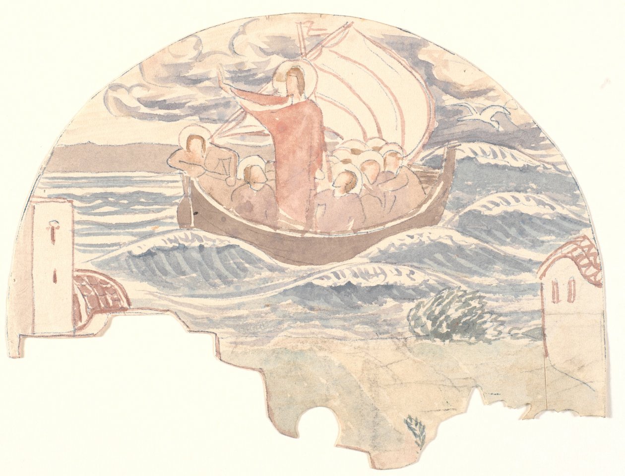 Le Christ calme la tempête - Joakim Frederik Skovgaard