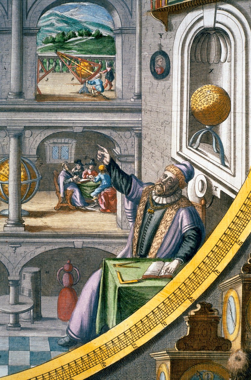 Tycho Brahe, astronome danois, vers 1630 - Joan Blaeu