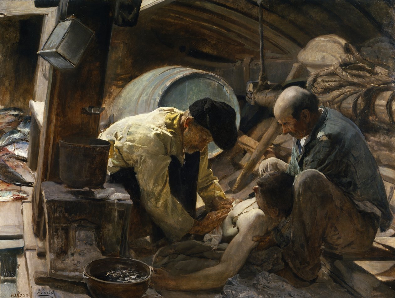 On dit encore que le poisson est cher - Joaquín Sorolla