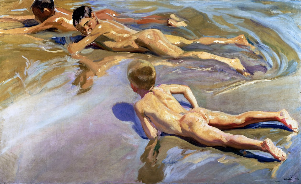 Enfants sur la plage, 1910 - Joaquín Sorolla