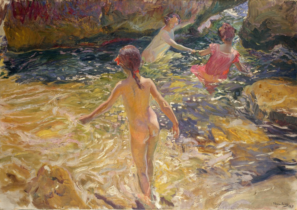 Le bain, Jávea - Joaquín Sorolla