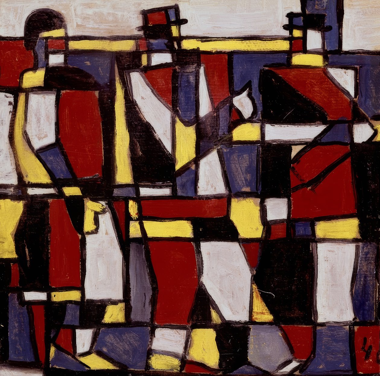 Trois figures - Joaquín Torres García