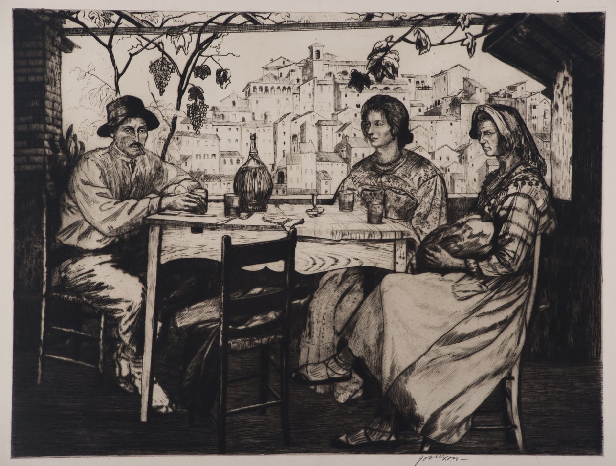 Una Trattoria, 1928 - Job Nixon