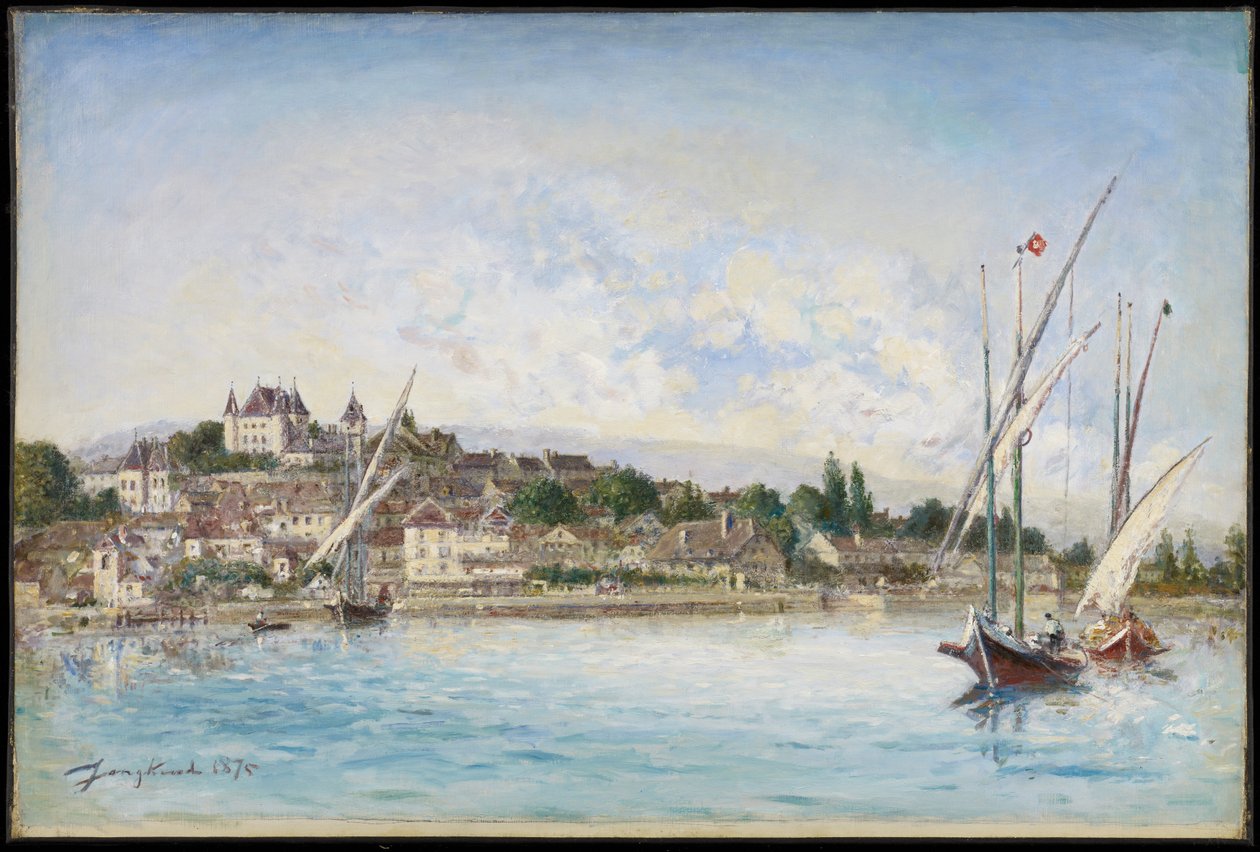 Paysage du lac Léman à Nyon, 1875 - Johan Barthold Jongkind