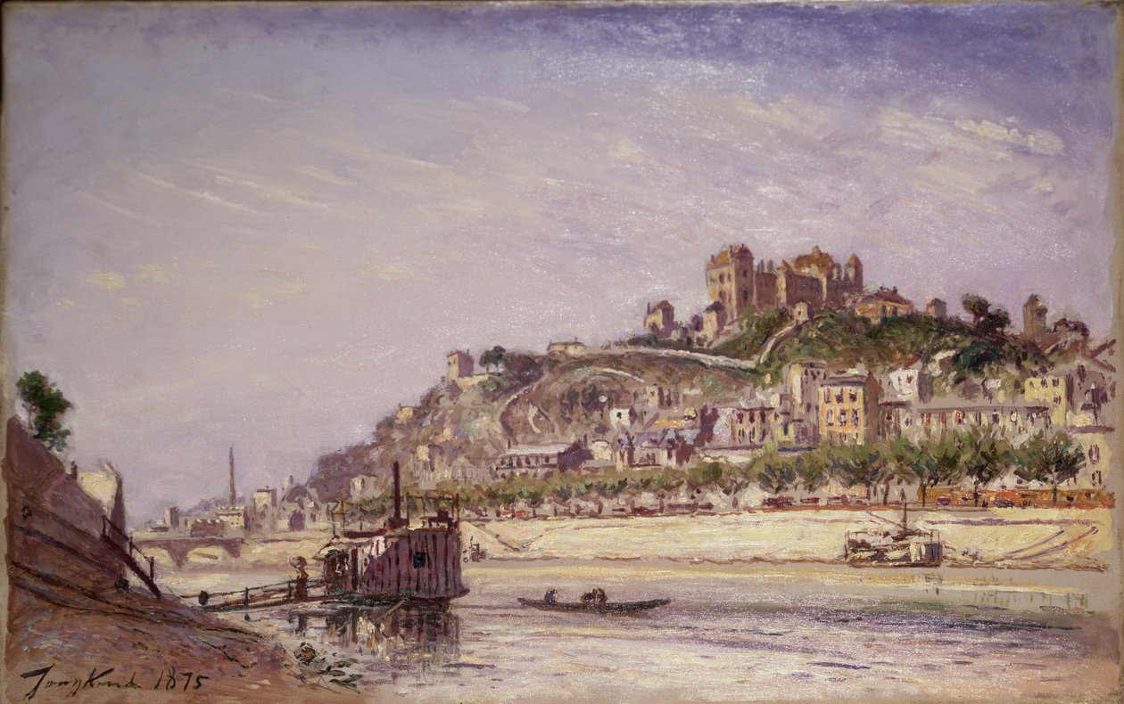 La Saône à Lyon - Johan Barthold Jongkind