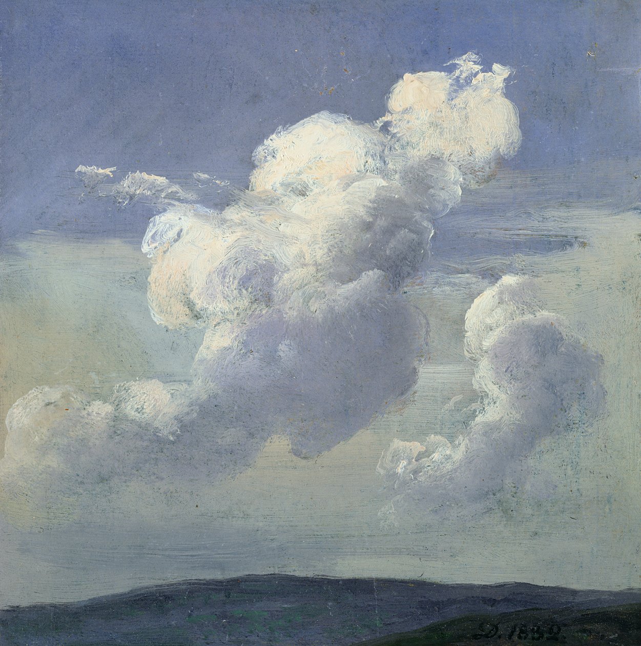 Étude de nuages, 1832 - Johan Christian Dahl