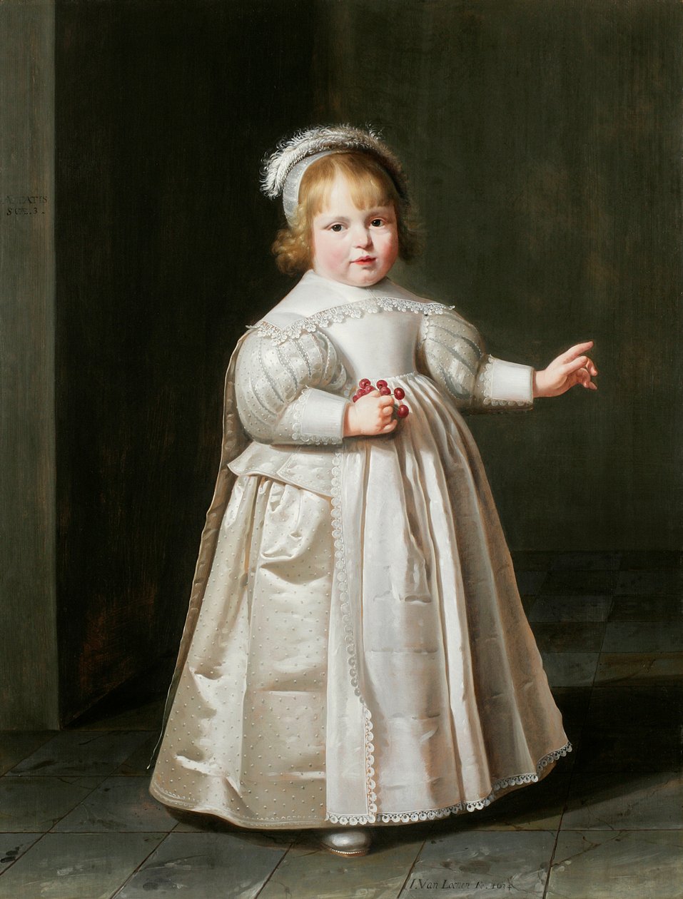 Portrait de Willem van der Muelen, 3 ans, 1634 - Johan Cornelisz van Loenen