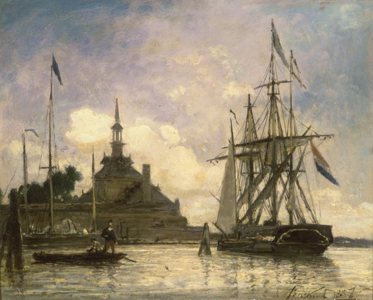 Port de Rotterdam - Johan Barthold Jongkind