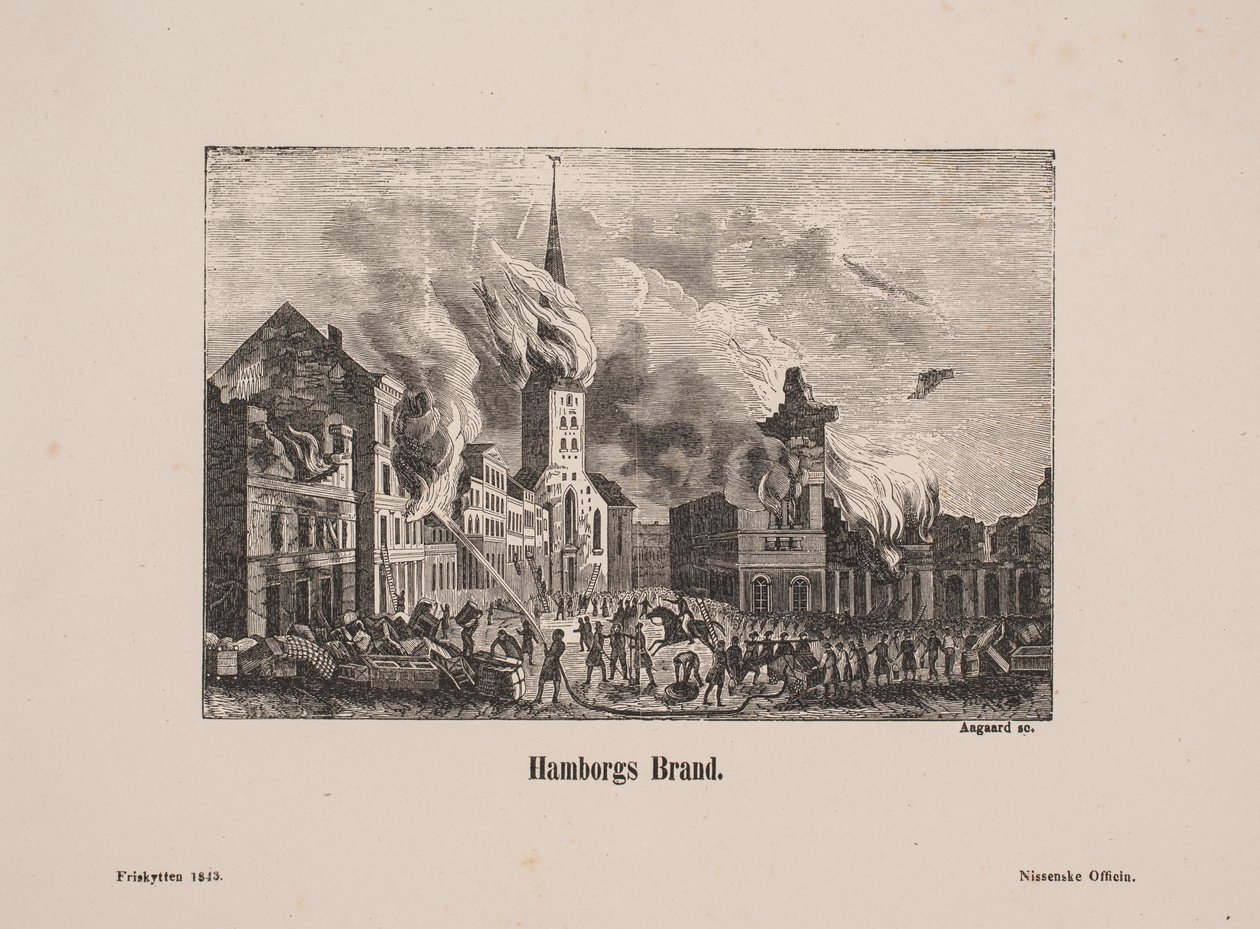 Danois : "Hamborgs brand" (marque de Hambourg) - Johan Aagaard