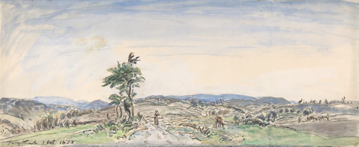 Paysage, 1877 - Johan Barthold Jongkind