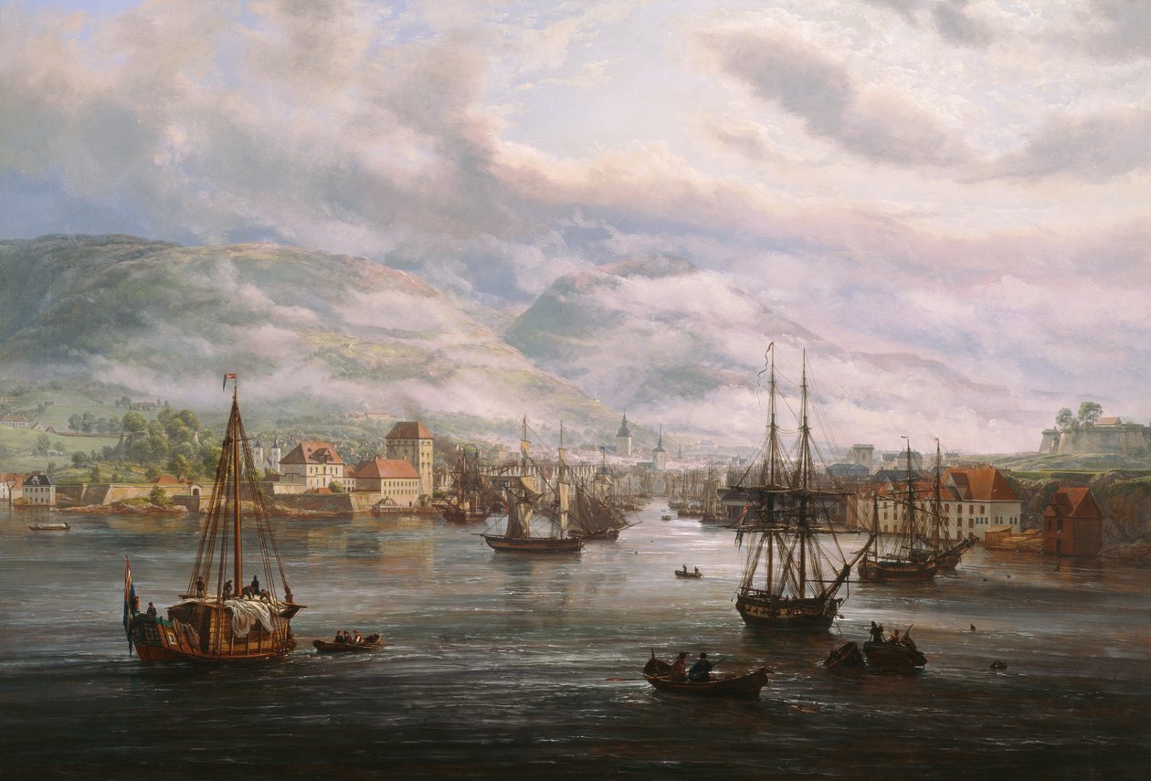 Baie de Bergen - Johan Christian Dahl