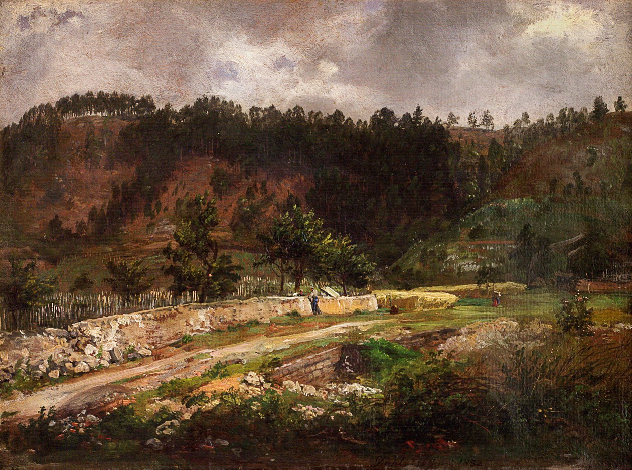 Route près de Pillnitz - Johan Christian Dahl