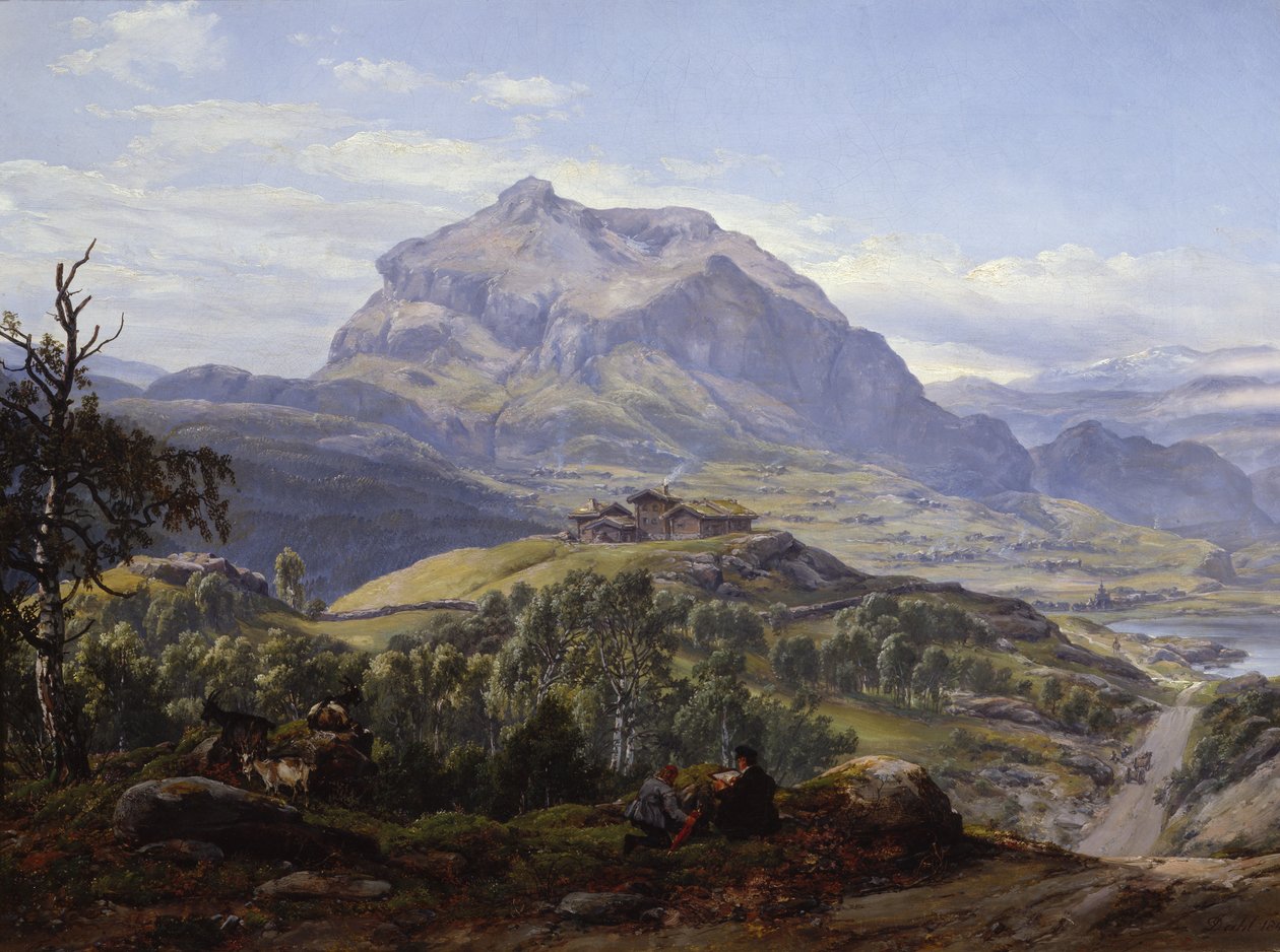 Vang à Valdres - Johan Christian Dahl