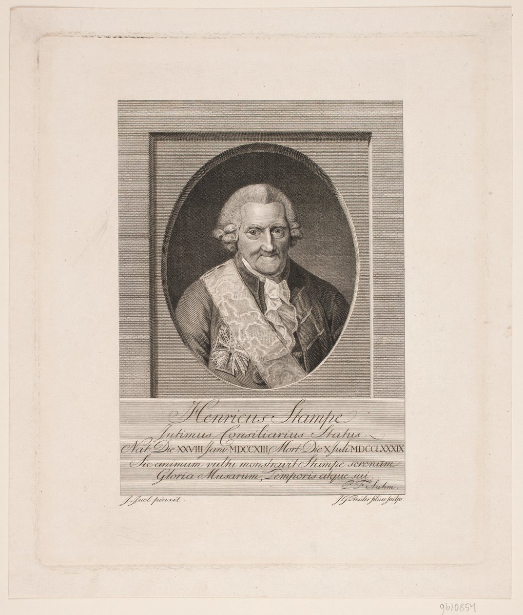 Henrik Stampe - Johan Georg Preisler