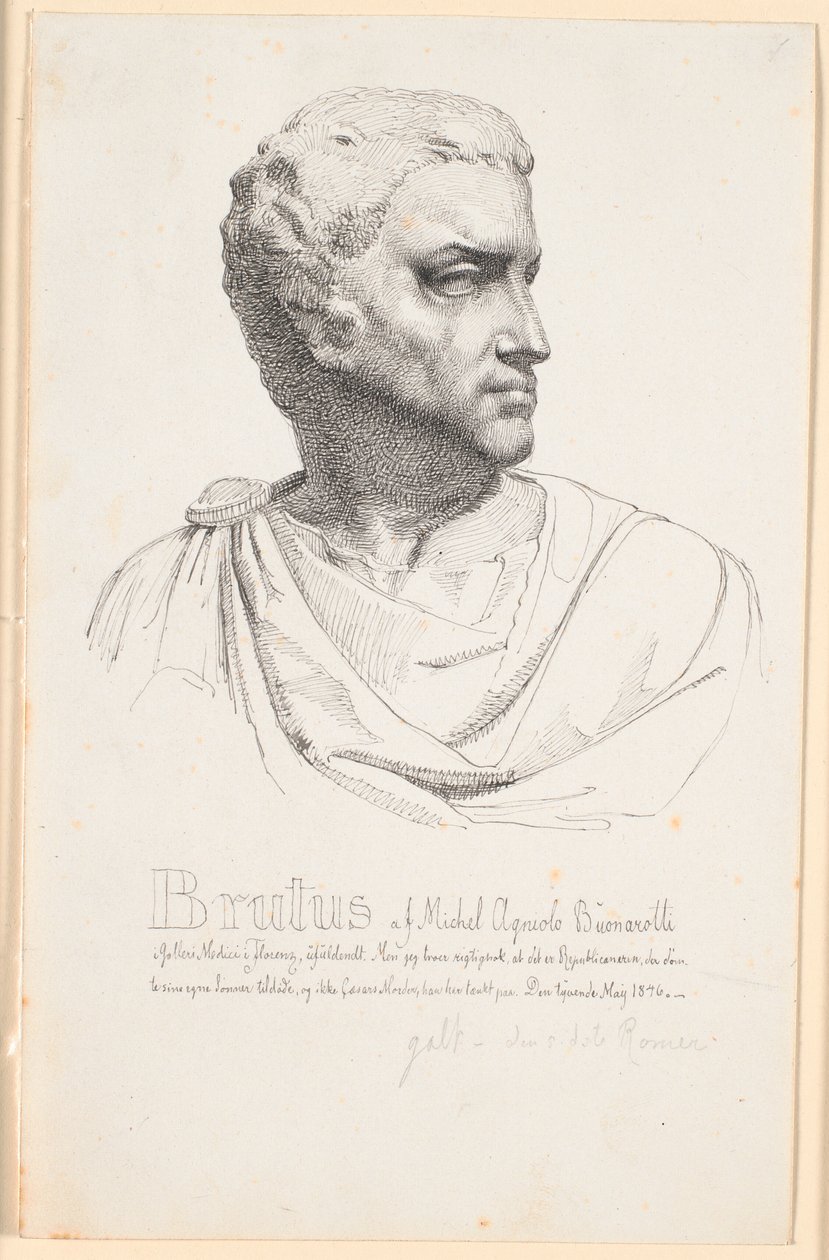 Tête de Brutus - Johan Thomas Lundbye