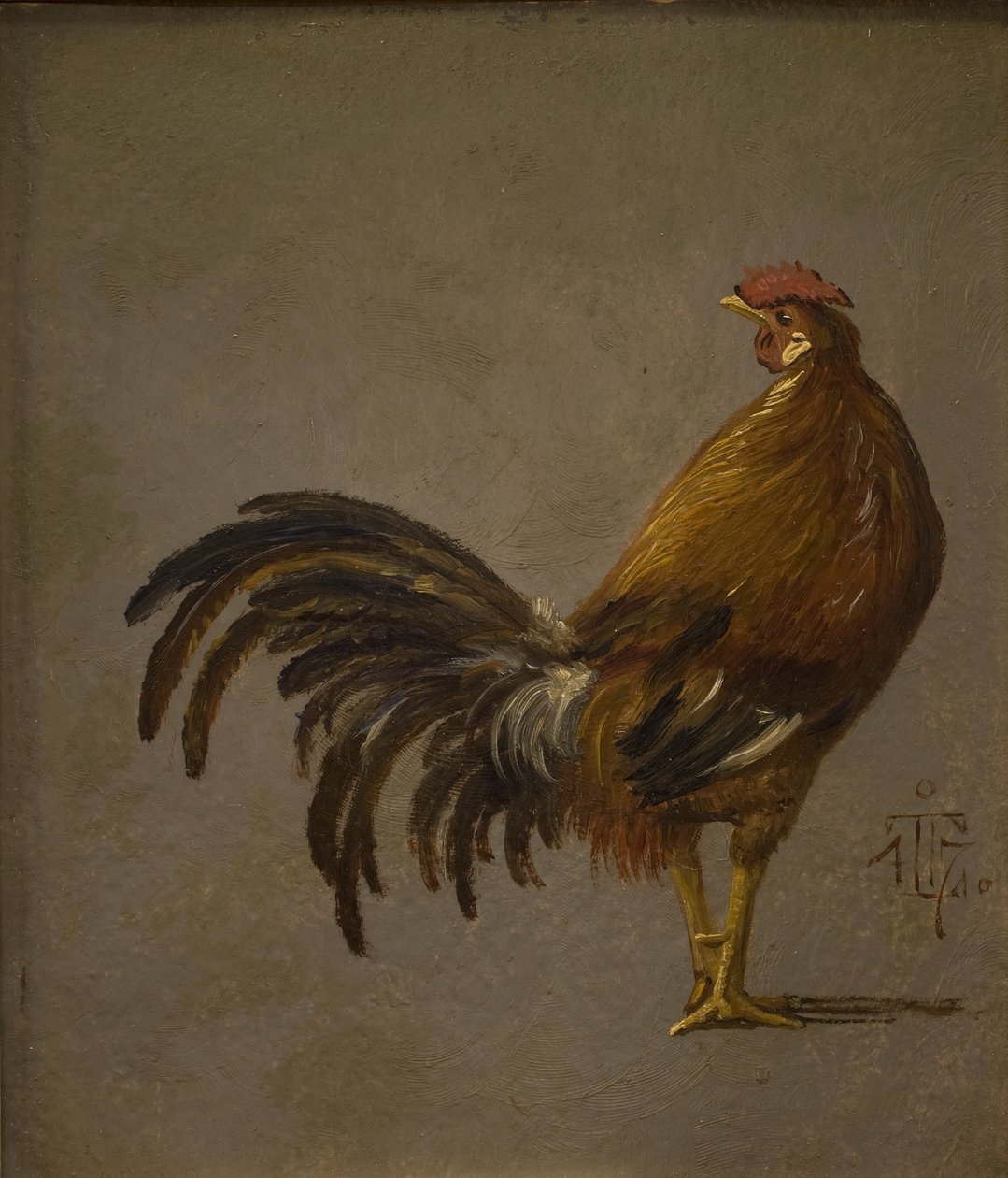 Un coq - Johan Thomas Lundbye