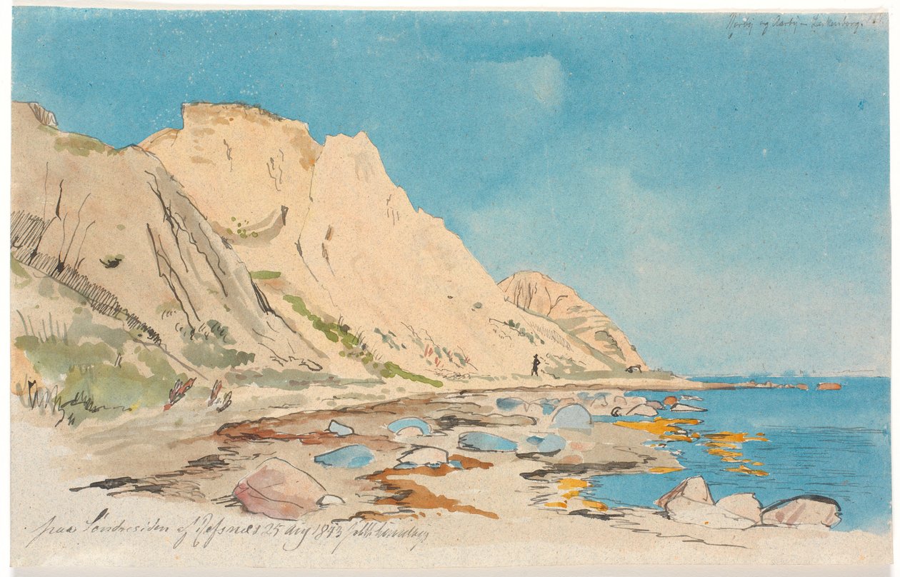 Hellede Klint, Refsnæs - Johan Thomas Lundbye