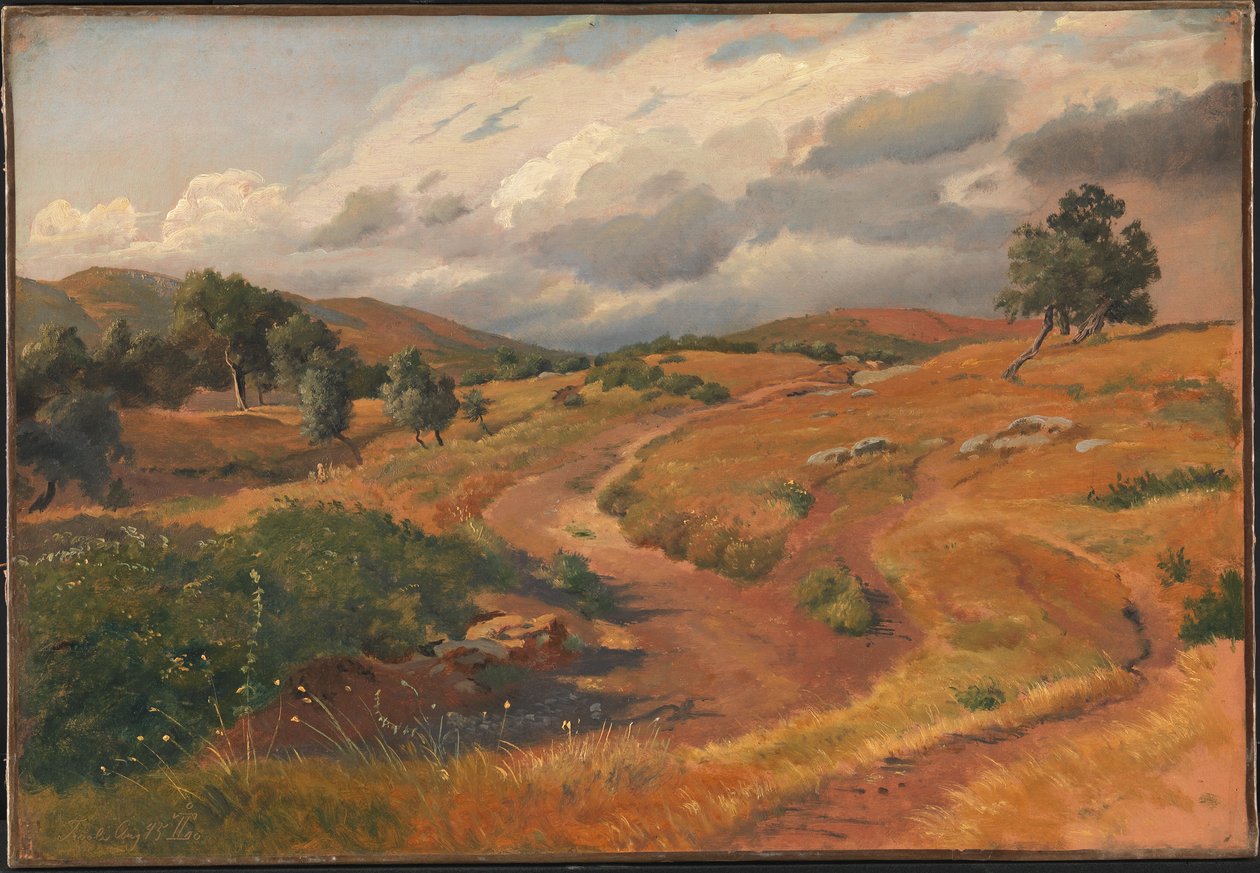 Paysage près de Tivoli, Italie - Johan Thomas Lundbye