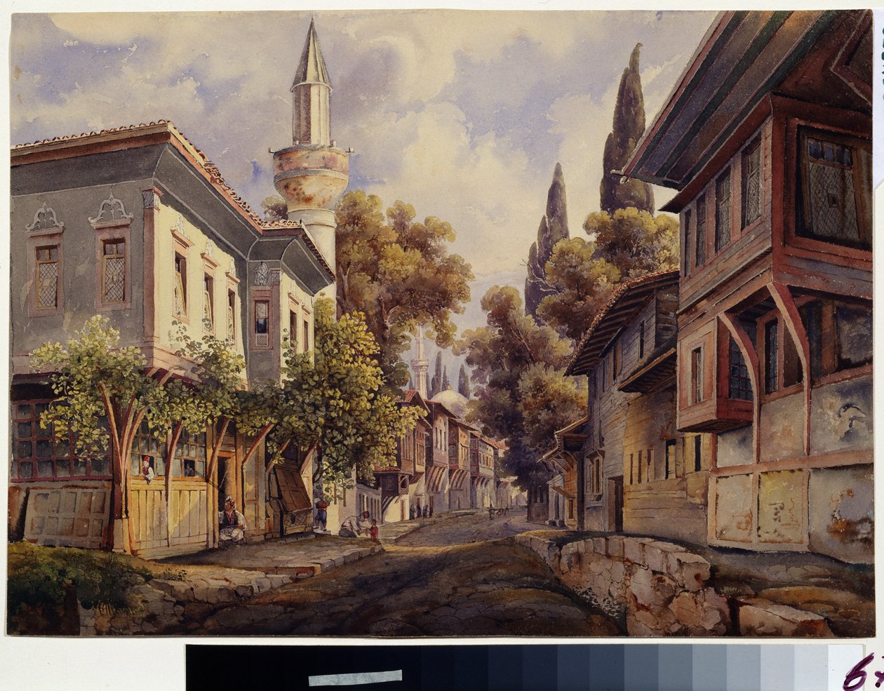 Une rue à Constantinople - Johan Wolfensberger