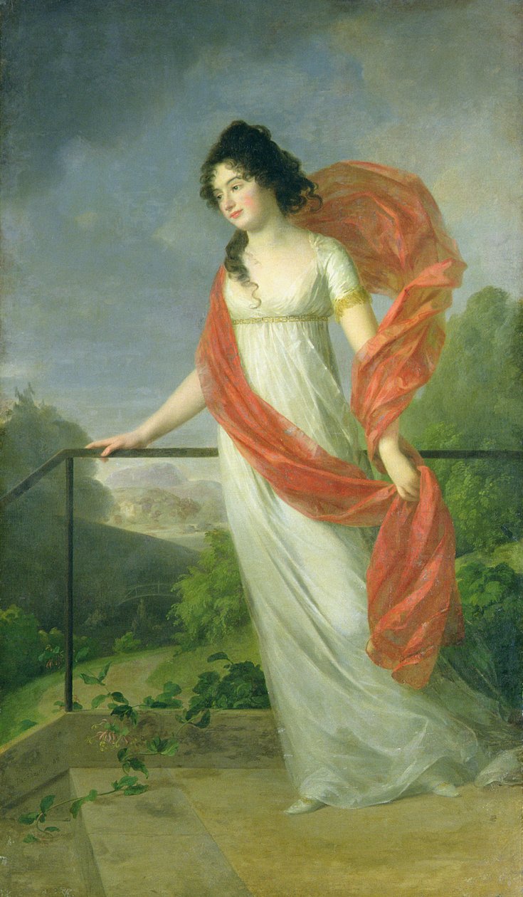 Portrait de la comtesse Theresia Fries (1779-1819), 1801 - Johann Friedrich August Tischbein