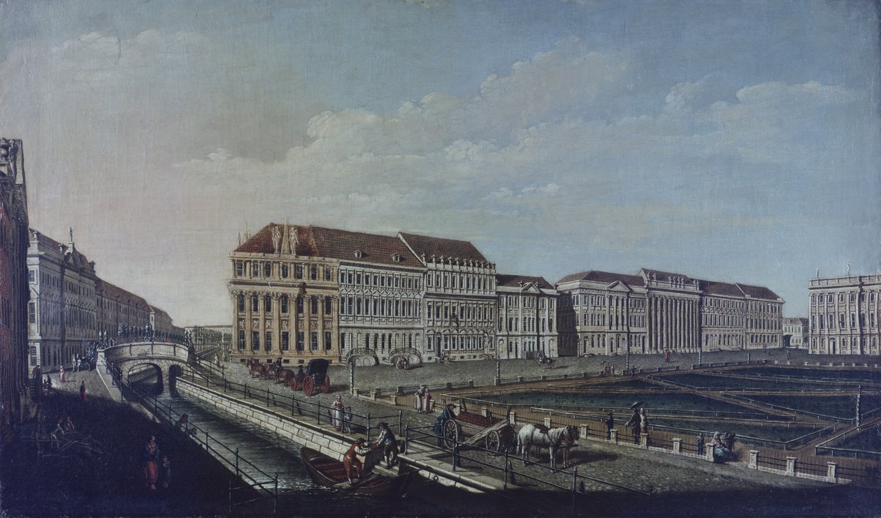 Le bureau de poste à Potsdam, 1784 - Johann Friedrich Meyer