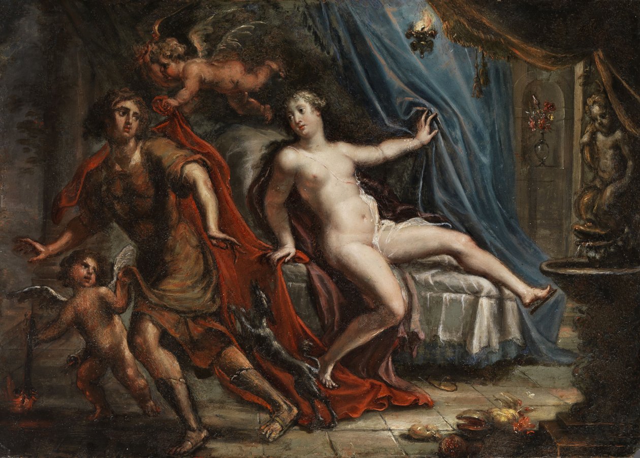 Joseph se dérobe à la femme de Potiphar - Johann Georg Platzer