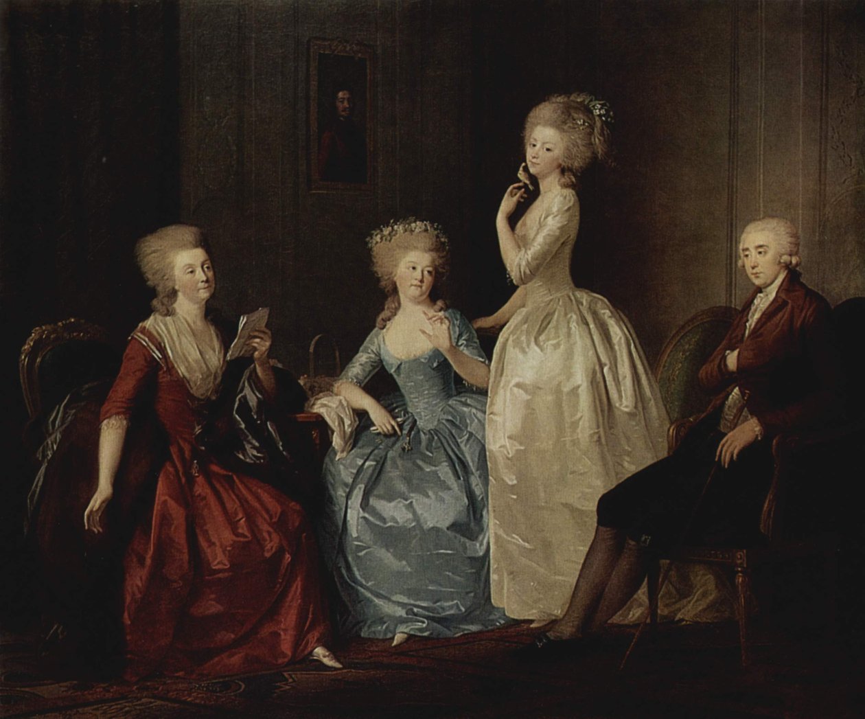 Portrait de la comtesse Saltykova et de sa famille - Johann Heinrich Wilhelm Tischbein