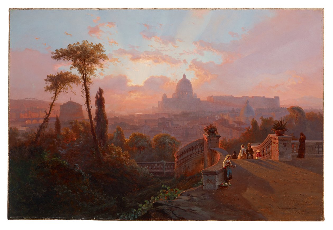 Vue de Rome - Johann Herman Carmiencke