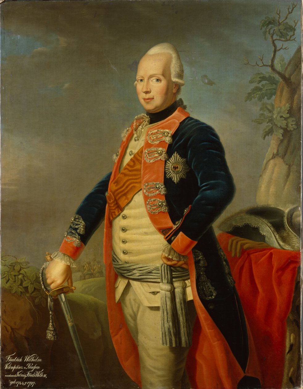 Frédéric-Guillaume II de Prusse, vers 1770 - Johann Jacob Tischbein