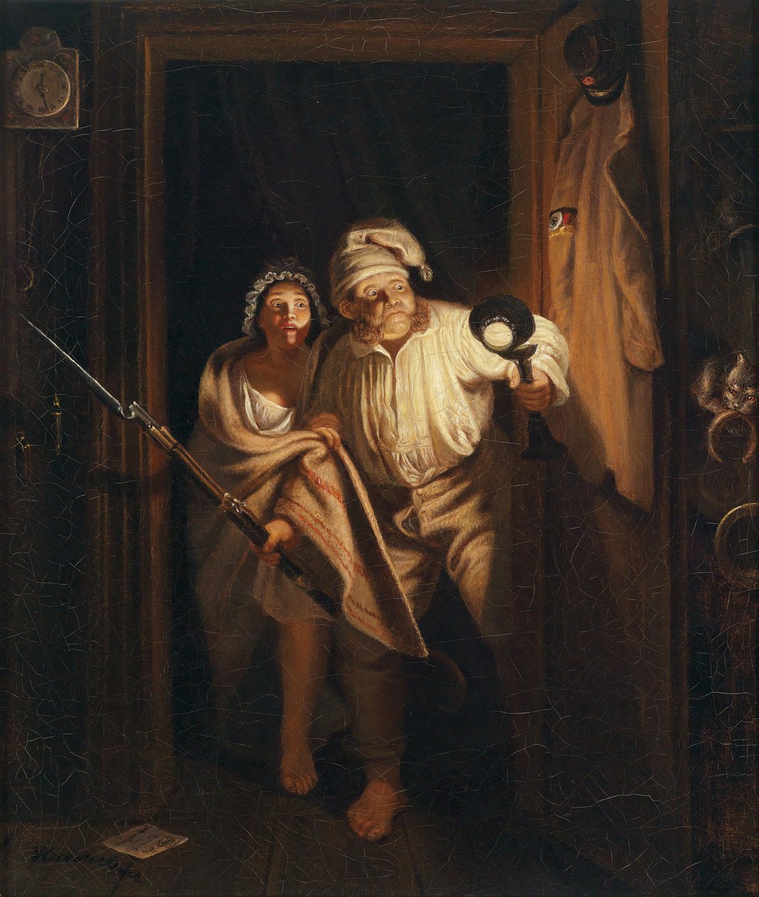 Le sommeil perturbé - Johann Peter Hasenclever