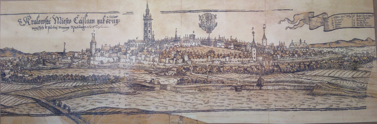 Vue de Čáslav de l