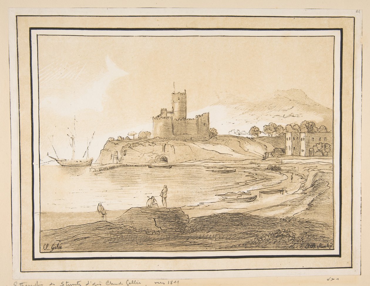 Paysage après Claude - Johann Baptist Stuntz