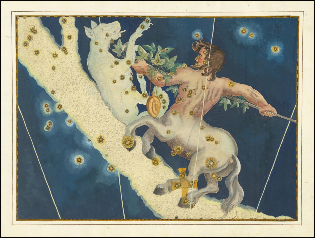 Lupus et Centaurus - Johann Bayer - Johann Bayer