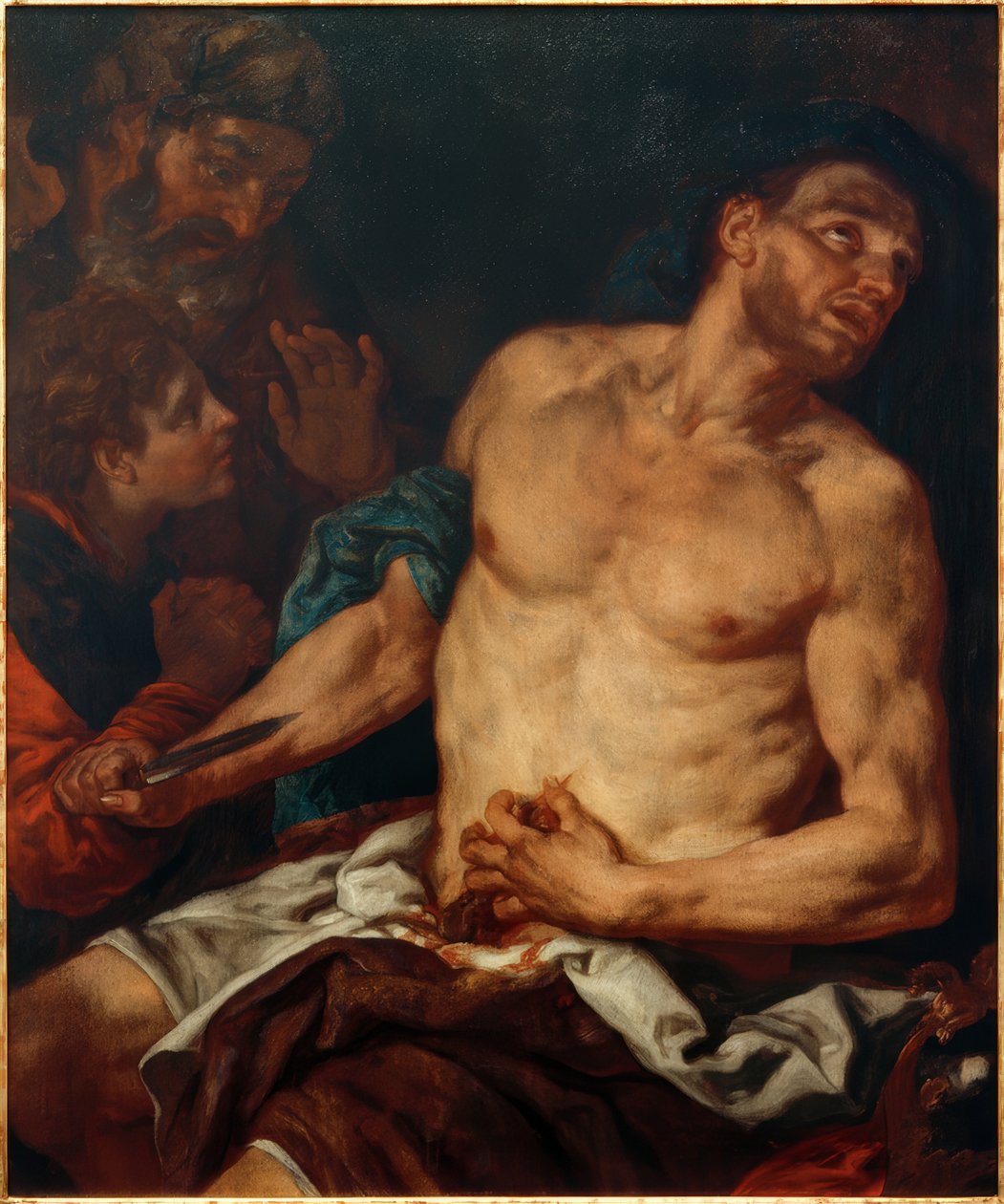 Le suicide de Caton - Johann Carl Loth