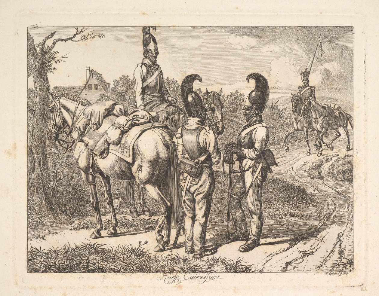 Cuirassiers russes, 1816 - Johann Christian Erhard