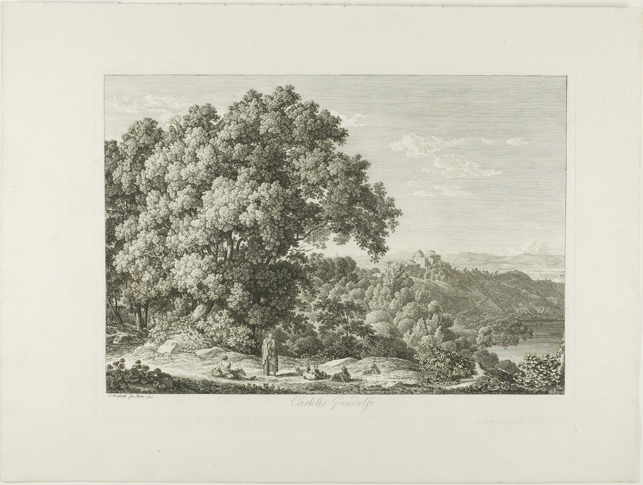 Château de Gandolfo - Johann Christian Reinhart