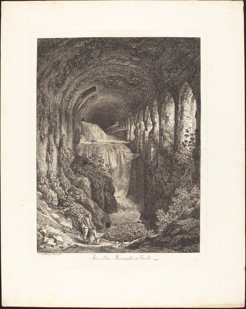 Dans la Villa Mecenate - Johann Christian Reinhart