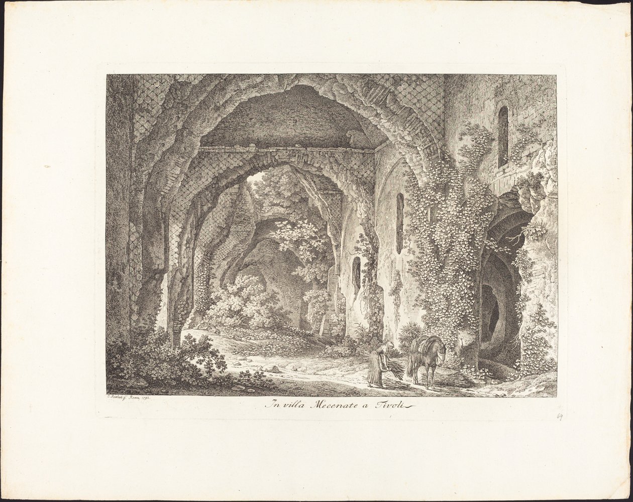 Dans la Villa Mecenate - Johann Christian Reinhart